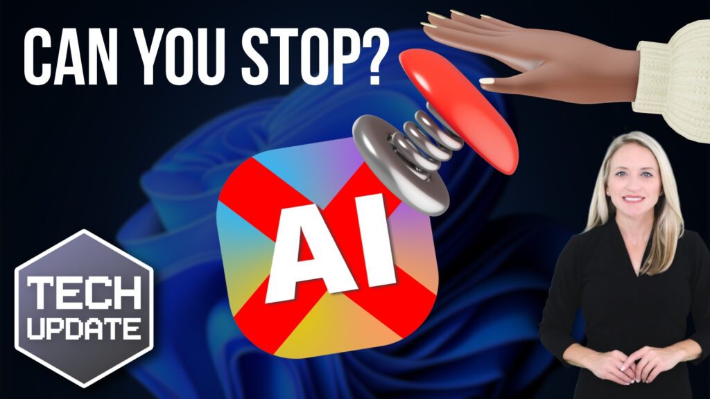 How would you stop AI in an emergency?
